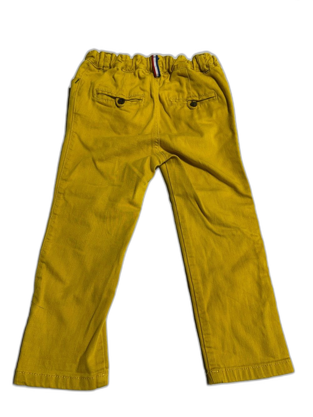 Baby Boden Mustard Yellow Chino Pants Cotton Trousers Size 2-3Y - Picture 2 of 3